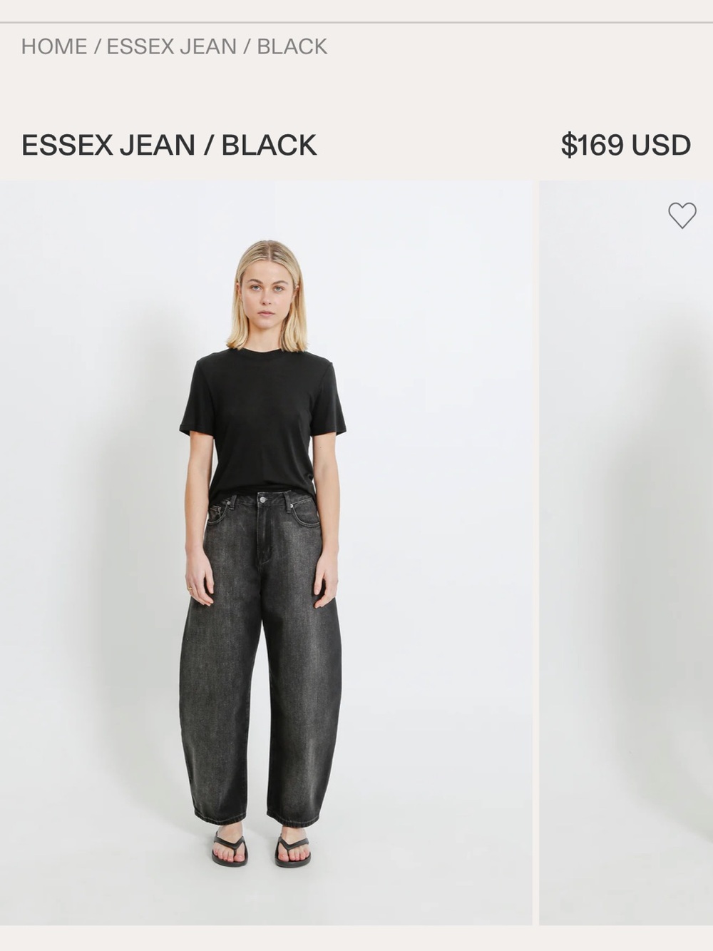 ALPHA60 Essex Black Washed Jeans - Picture 5 of 5